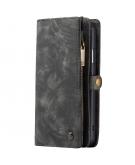 CaseMe Luxe Lederen 2 in 1 Portemonnee Booktype voor de iPhone 11 - Zwart