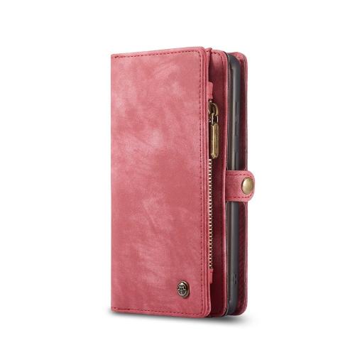 Caseme - Samsung Galaxy S20 Plus Hoesje - Uitneembare Portemonnee Vintage Rood