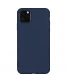 Color Backcover voor de iPhone 11 Pro Max - Donkerblauw
