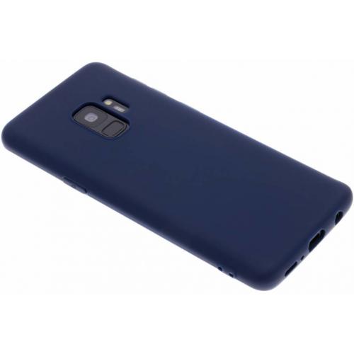 Color Backcover voor Samsung Galaxy S9 - Donkerblauw