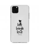 Design Backcover voor de iPhone 11 Pro Max - Live Laugh Love
