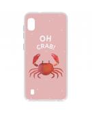 Design Backcover voor de Samsung Galaxy A10 - Oh Crab