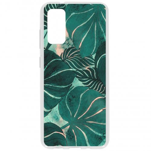 Design Backcover voor de Samsung Galaxy S20 - Monstera