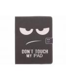 Design Softcase Bookcase voor iPad 2 / 3 / 4 - Don't Touch