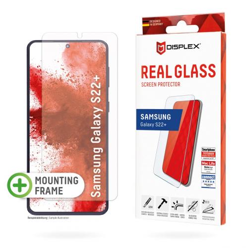 Displex Screenprotector Real Glass voor de Samsung Galaxy S22 Plus