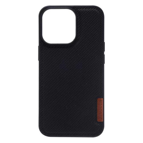 Dux Ducis - iPhone 13 Pro Max Hoesje - Back Case Fino Series Zwart