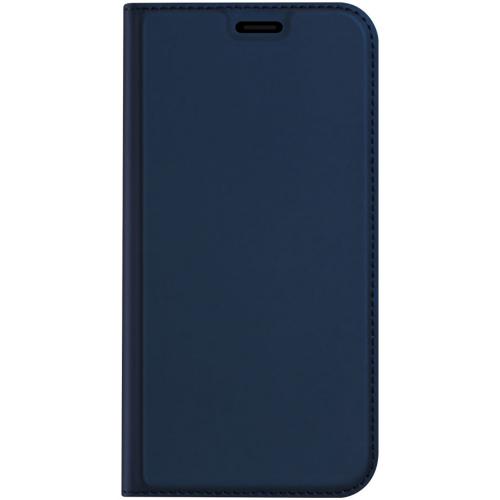 Dux Ducis Slim Softcase Booktype voor de iPhone 12 Pro Max - Donkerblauw