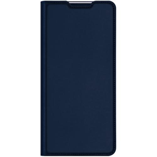 Dux Ducis Slim Softcase Booktype voor de OnePlus Nord N100 - Donkerblauw