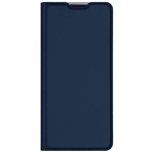 Dux Ducis Slim Softcase Booktype voor de Samsung Galaxy A02s - Donkerblauw