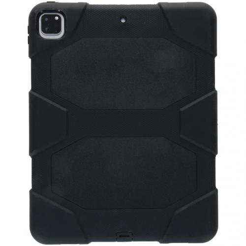 Extreme Protection Army Backcover voor de iPad Pro 12.9 (2020) - Zwart