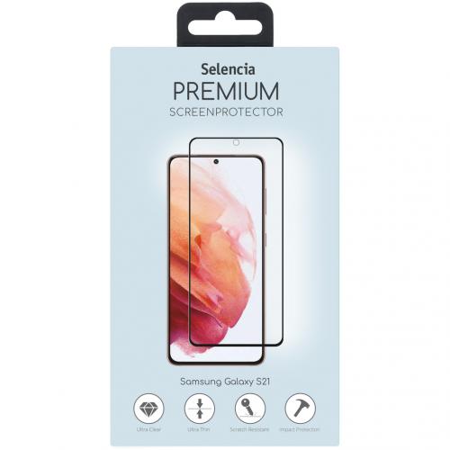 Gehard Glas Premium Screenprotector voor de Samsung Galaxy S21- Zwart