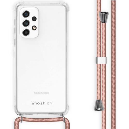 iMoshion Backcover met koord voor de Samsung Galaxy A33 - Rosé Goud