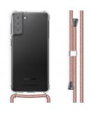 iMoshion Backcover met koord voor de Samsung Galaxy S21 FE - Rosé Goud