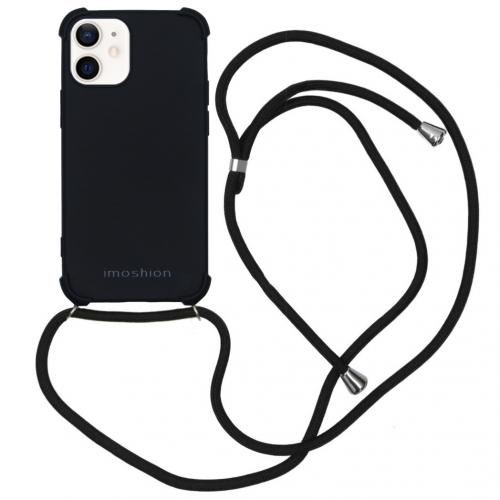 iMoshion Color Backcover met koord voor de iPhone 12 Mini - Zwart