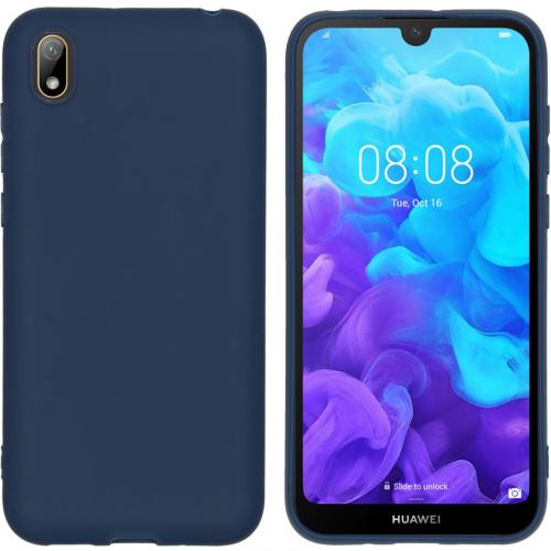 iMoshion Color Backcover voor de Huawei Y5 (2019) - Donkerblauw