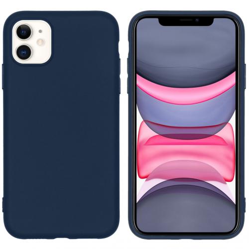 iMoshion Color Backcover voor de iPhone 11 - Donkerblauw