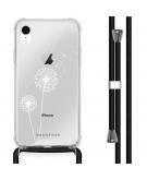 iMoshion Design hoesje met koord voor de iPhone Xr - Paardenbloem - Wit