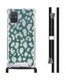 iMoshion Design hoesje met koord voor de Samsung Galaxy A71 - Luipaard - Groen