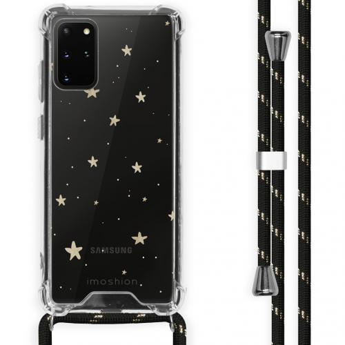 iMoshion Design hoesje met koord voor de Samsung Galaxy S20 Plus - Sterren - Goud