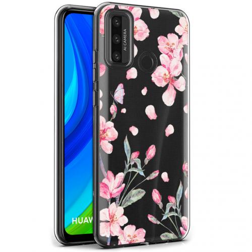 iMoshion Design hoesje voor de Huawei P Smart (2020) - Bloem - Roze