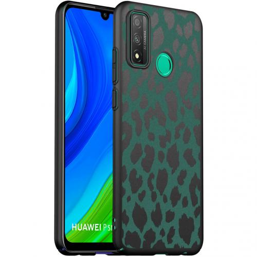 iMoshion Design hoesje voor de Huawei P Smart (2020) - Luipaard - Groen / Zwart