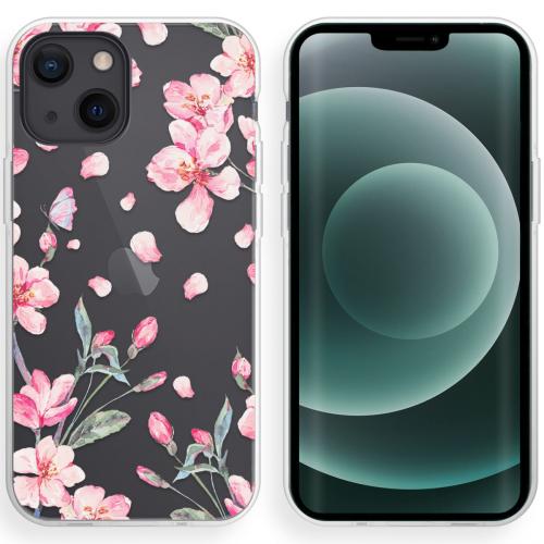 iMoshion Design hoesje voor de iPhone 13 Mini - Bloem - Roze