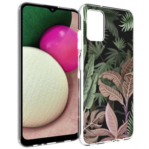 iMoshion Design hoesje voor de Samsung Galaxy A03s - Jungle - Groen / Roze