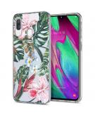 iMoshion Design hoesje voor de Samsung Galaxy A20e - Jungle - Groen / Roze
