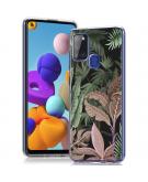 iMoshion Design hoesje voor de Samsung Galaxy A21s - Jungle - Groen / Roze