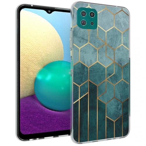 iMoshion Design hoesje voor de Samsung Galaxy A22 (5G) - Patroon - Groen
