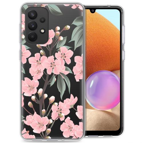 iMoshion Design hoesje voor de Samsung Galaxy A33 - Bloem - Roze / Groen