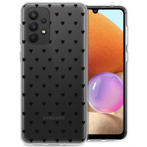 iMoshion Design hoesje voor de Samsung Galaxy A33 - Hartjes - Zwart