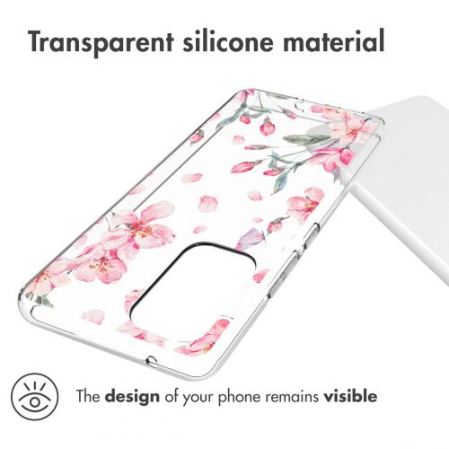 iMoshion Design hoesje voor de Samsung Galaxy A53 - Bloem - Roze