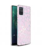 iMoshion Design hoesje voor de Samsung Galaxy A71 - Hartjes - Roze