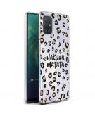 iMoshion Design hoesje voor de Samsung Galaxy A71 - Luipaard - Bruin / Zwart