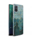 iMoshion Design hoesje voor de Samsung Galaxy A71 - Patroon - Groen