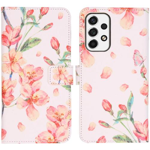 iMoshion Design Softcase Book Case voor de Samsung Galaxy A53 - Blossom Watercolor