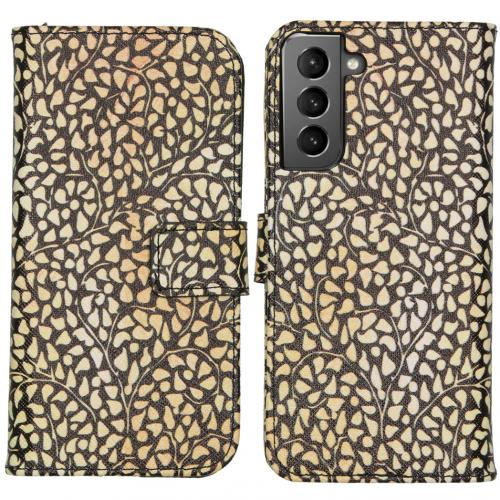 iMoshion Design Softcase Book Case voor de Samsung Galaxy S21 - Allover de Luxe