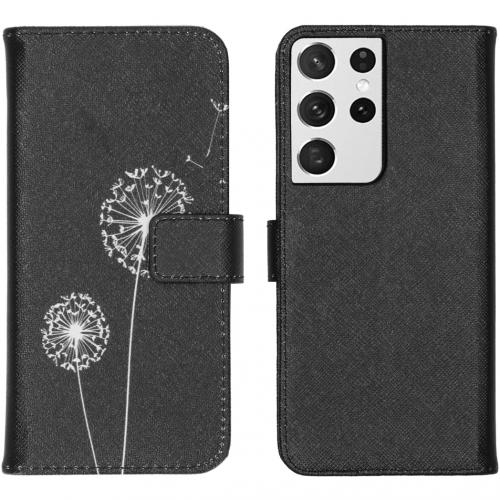 iMoshion Design Softcase Book Case voor de Samsung Galaxy S21 Ultra - Dandelion