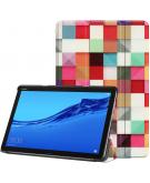 iMoshion Design Trifold Bookcase voor de Huawei MediaPad M5 Lite 10.1 inch - Kleurtjes