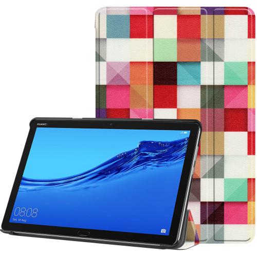 iMoshion Design Trifold Bookcase voor de Huawei MediaPad M5 Lite 10.1 inch - Kleurtjes