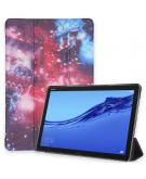 iMoshion Design Trifold Bookcase voor de Huawei MediaPad M5 Lite 10.1 inch - Space Design
