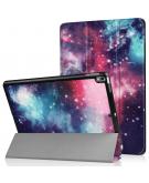 iMoshion Design Trifold Bookcase voor de iPad Air 10.5 / Pro 10.5 - Space Design