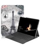 iMoshion Design Trifold Bookcase voor de Microsoft Surface Go 3 / 2 - Parijs