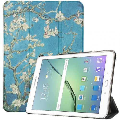 iMoshion Design Trifold Bookcase voor de Samsung Galaxy Tab S2 9.7 - Green Plant Design