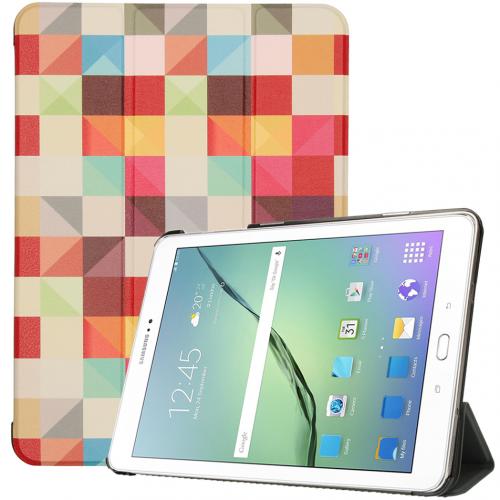 iMoshion Design Trifold Bookcase voor de Samsung Galaxy Tab S2 9.7 - Kleurtjes