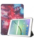 iMoshion Design Trifold Bookcase voor de Samsung Galaxy Tab S2 9.7 - Space Design