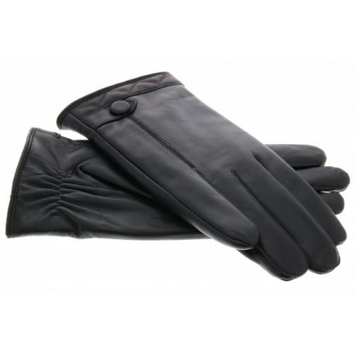 iMoshion Echt lederen touchscreen handschoenen met knoop - Maat XL