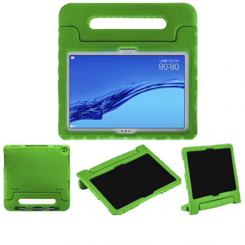 iMoshion Kidsproof Backcover met handvat voor de Huawei MediaPad M5 Lite 10.1 inch - Groen