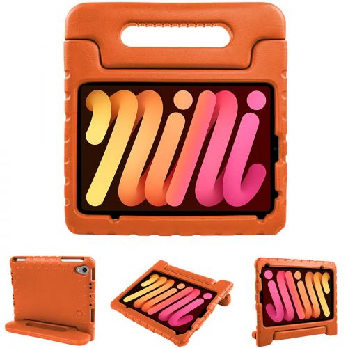 iMoshion Kidsproof Backcover met handvat voor de iPad Mini 6 (2021) - Oranje